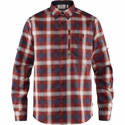 Fjallraven Men Fjällglim Shirts Red PH270564 Philippines